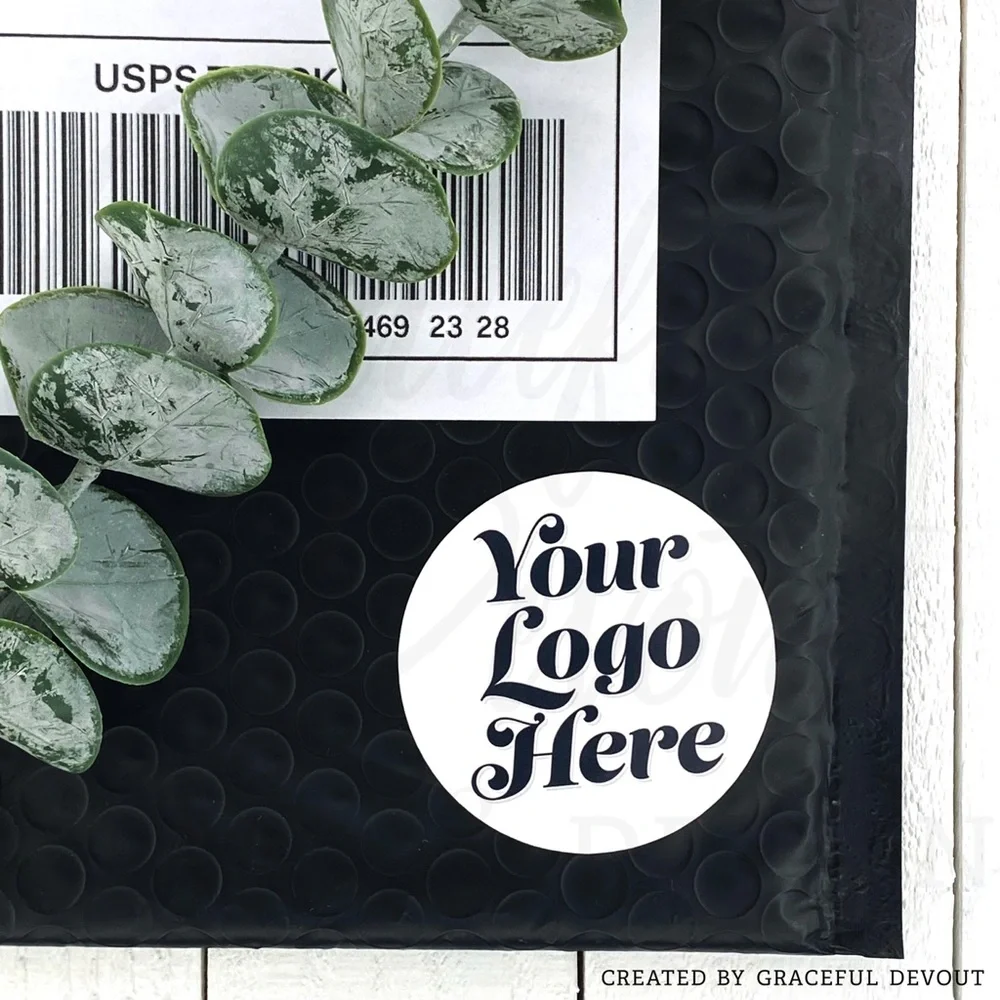 Your Logo Here - Custom  - 2" (inches) Round, (96ct.) Stickers - Picture 2 of 4